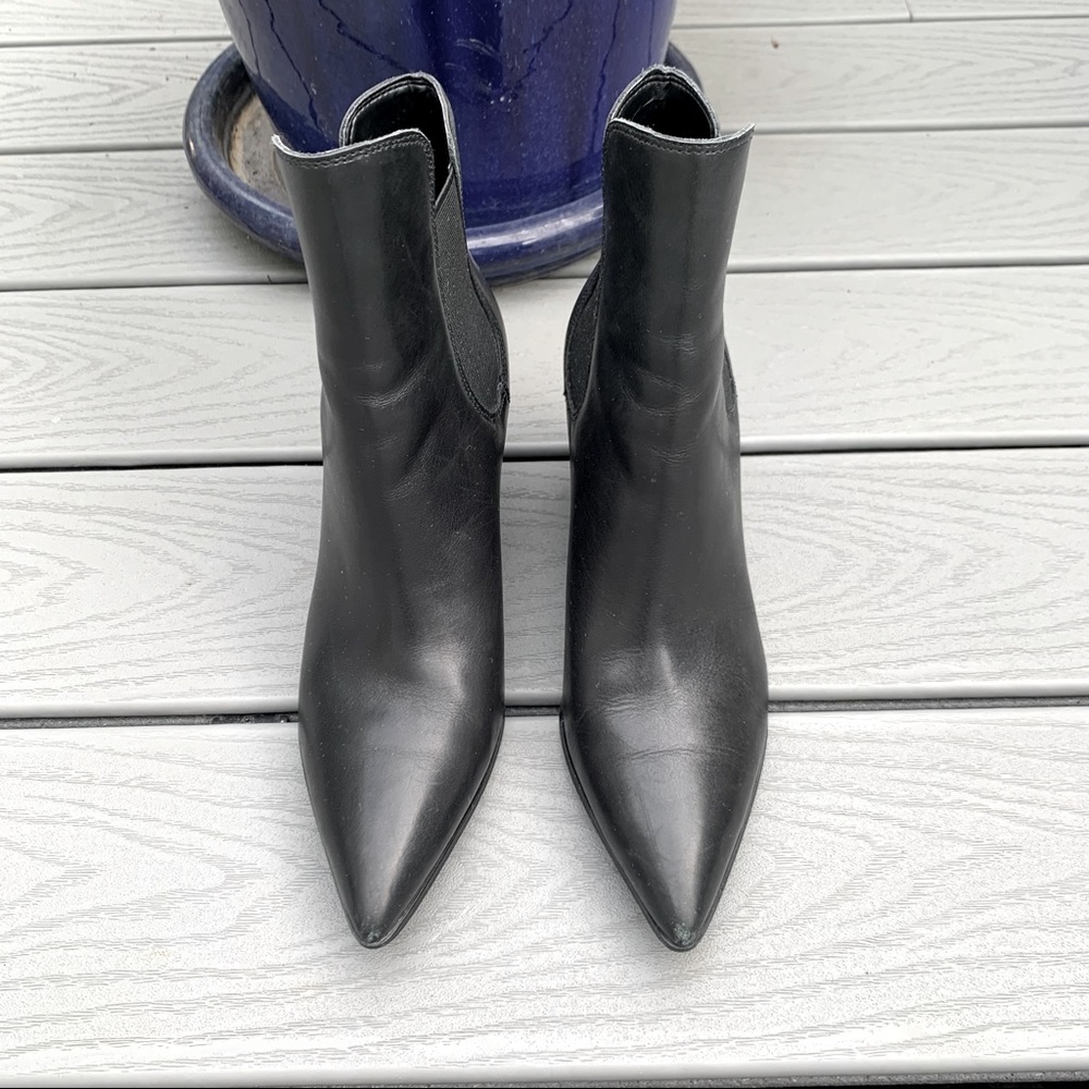 Kendall & Kylie Sleek Black Ankle Booties